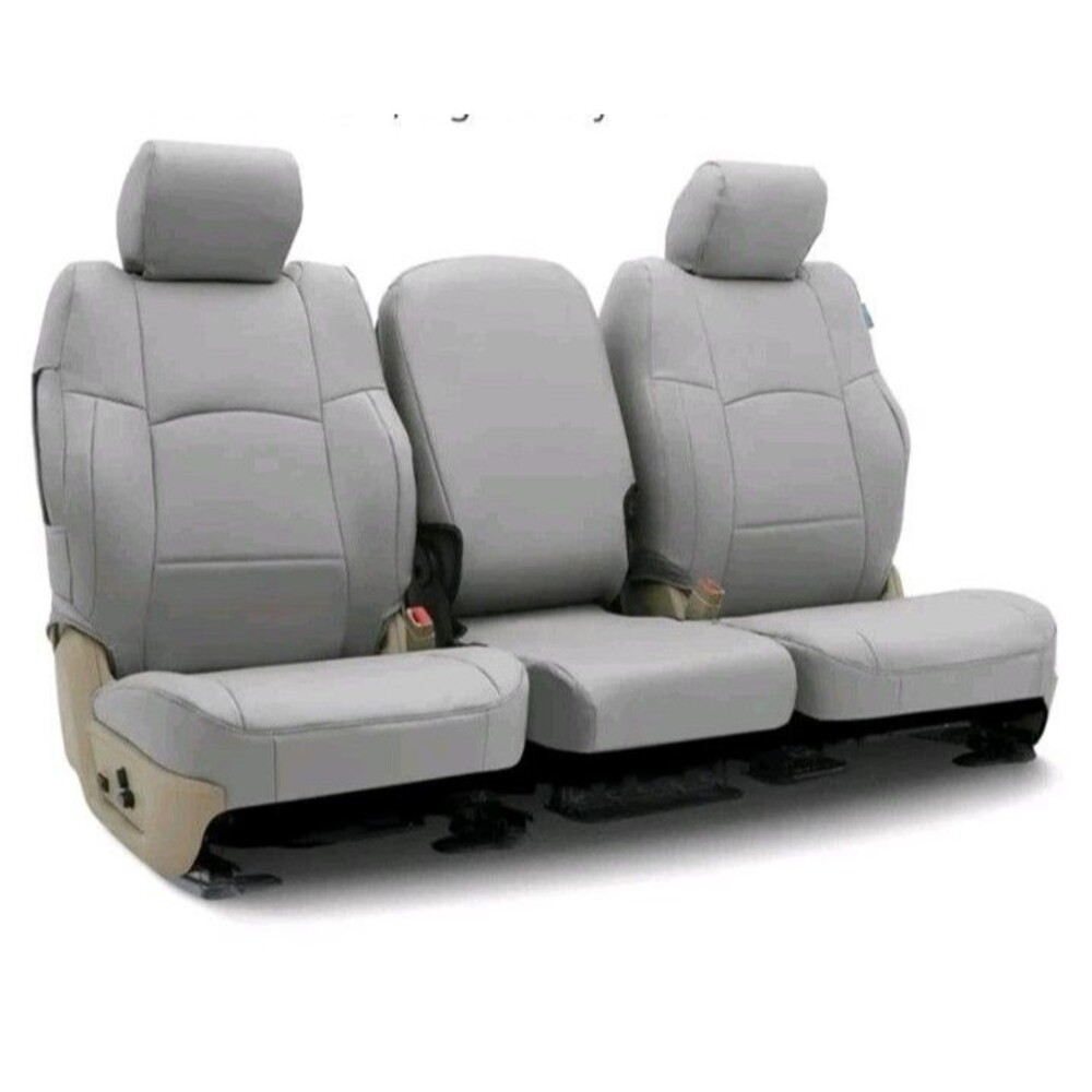 For Hyundai Palisade 2020-25 Front Row Leatherette Light Grey